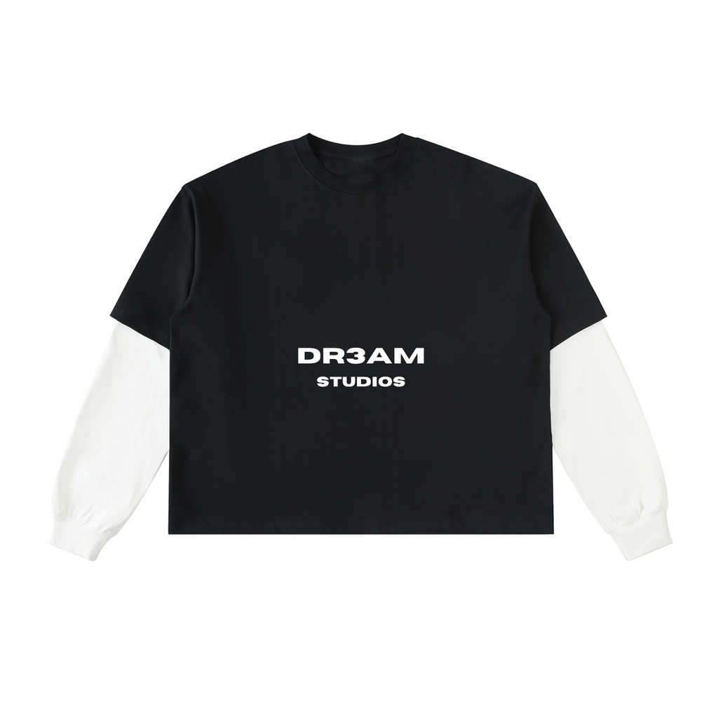 DR3AMStudios,oversizedstreetwearfashion,streetwearessentials,longsleevelayeredshirt,bestdesignerstreetwear